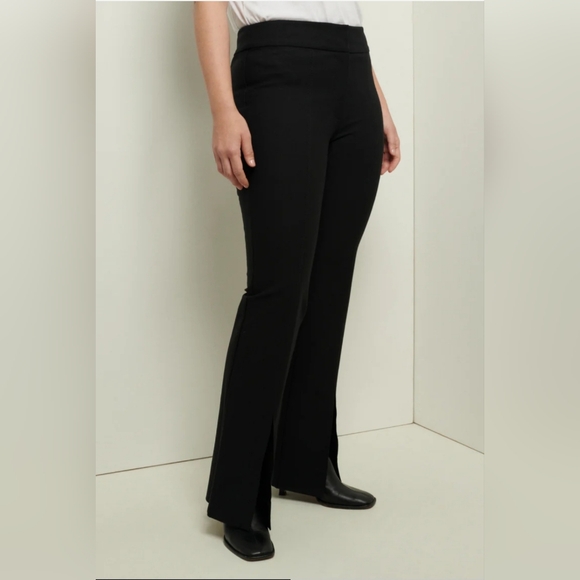 Derek Lam 10 Crosby Preppy  Borrow Maeve Front Slit Trousers Office Siren Size 6 - Picture 5 of 16